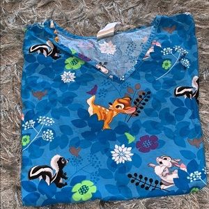 Disney Short Sleeve Scrub Top 💙